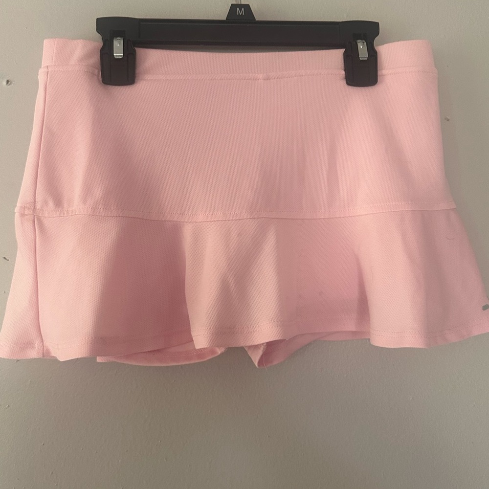 Pink tennis skirt